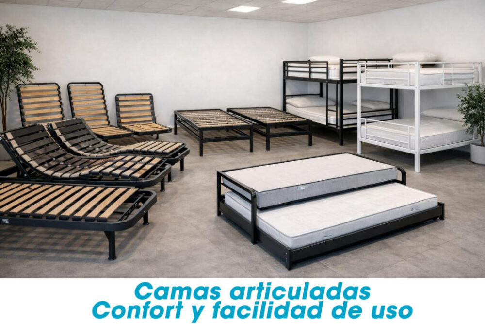 Somieres y camas articuladas para descanso cómodo y soporte ergonómico – Grupo Mamapla
